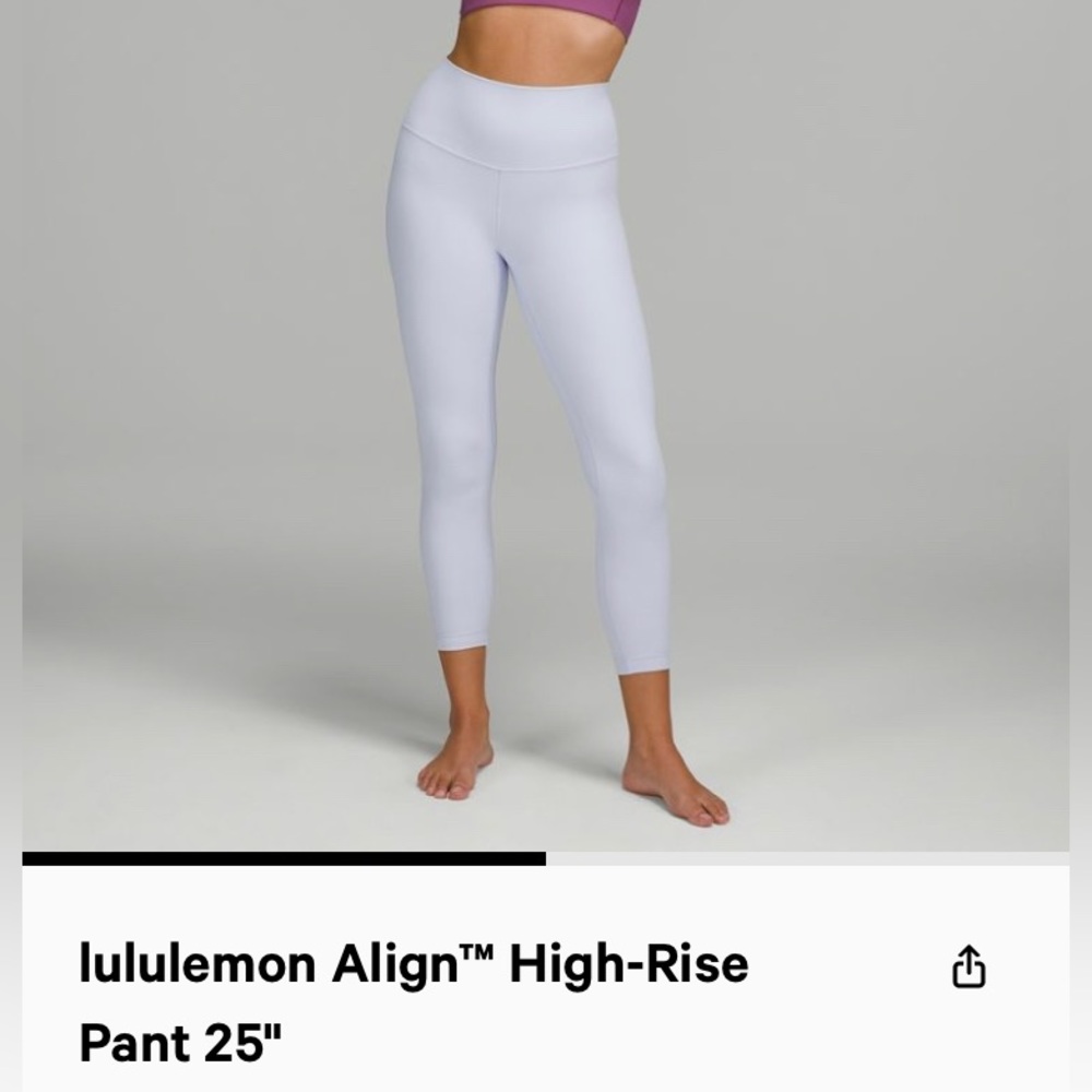 Lululemon Align High-Rise Pant 25"